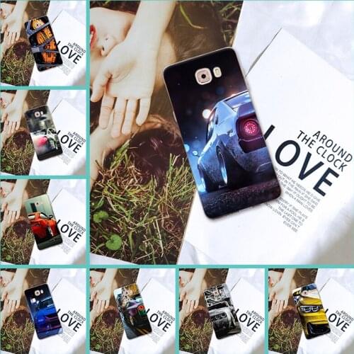 Back Cover For Samsung Galaxy C5 C7 C8 Car Men Cool Tyre SportsCar Auto Silicone Soft Phone Case For Samsung Galaxy C9 C7 C5 Pro