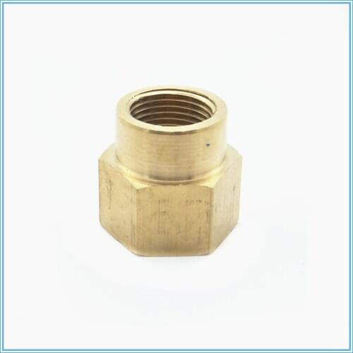 1pcs 1/8 1/4 3/8 1/2 " BSP Female x Female Thread Brass Pipe Fittings Hex Nut Rod Connector Coupling