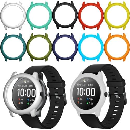 10 Colors For Xiaomi Haylou Solar LS05 PC Protective Case Watch Bumper Protector Shell Protect Scratches Watch Accessories