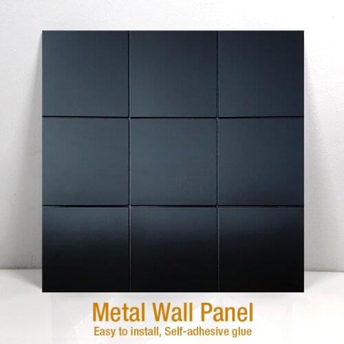 3D metal Mosaic wall panel Self-adhesive 3D Mirror Wall Sticker ceramic tile Vinyl Bathroom Kitchen toilet room TV Wall covering