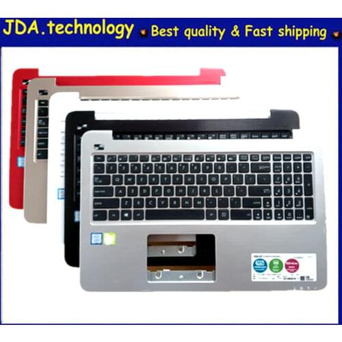 96%new for 15.6” ASUS X556U X556UJ X556UA X556UB X556UF X556UQ X556UR X556UV palmrest upper cover US EUR keyboard upper case