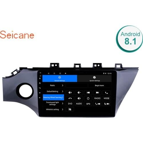 Seicane Android 8.1 10.1 Inch 2Din Car Auto Radio Head Unit GPS Navigation Audio Multimedia Player For 2017 Kia K2 Support Wifi