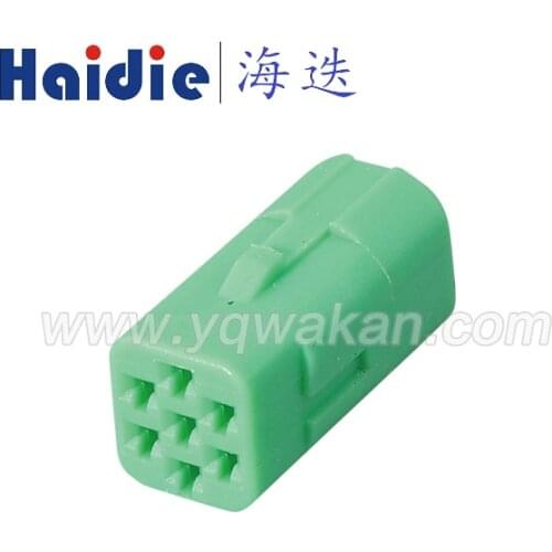 Free shipping 5sets 7pin Tyco/AMP Mini MLC 7pin female Electronics waterproof green Auto Connector 917318-4