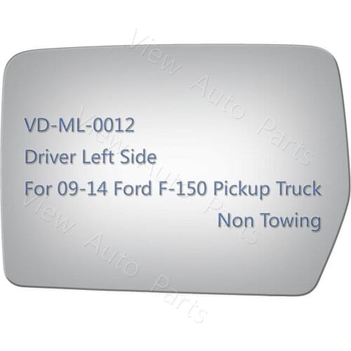 Side Rearview Mirror Glass for 2011 2012 2013 2014 Ford F-150 Pickup Truck Driver Left Side Mirror Glass Car Exterior Parts