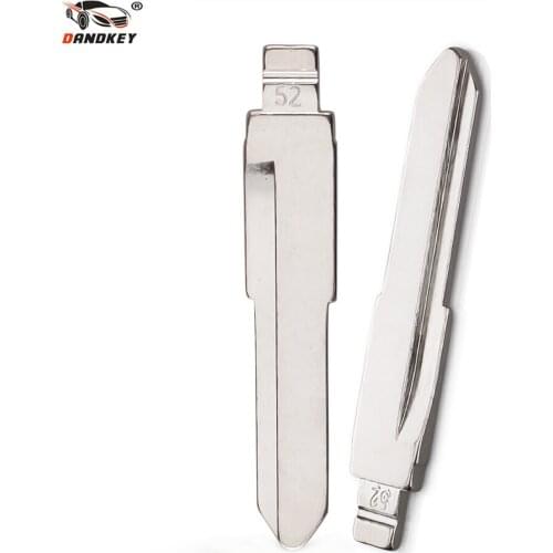 Dandkey #52 Folding Flip Uncut Key Blade Blank For Suzuki Swift Isuzu No.52 Fob Replacement