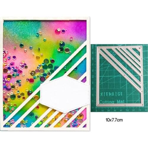 Background Frame Metal Cutting Dies Stencils dies for DIY Scrapbooking dies Decoration Card Paper Craft dies Embossing Dies Cuts