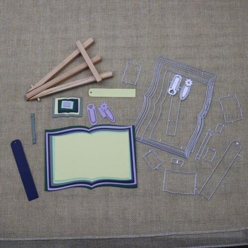 Book Page Tags Metal Cutting Dies Stencils For DIY Scrapbooking Decorative Embossing Handcraft Die Cutting Template