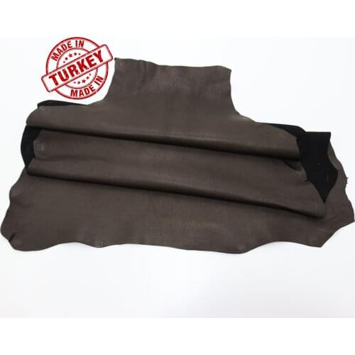 Real Sheep Skin Brown 1.4 Mm Tanned Leather Ready Made Pieces Craft Products Wallet Bag Clothes Shoe Design Making