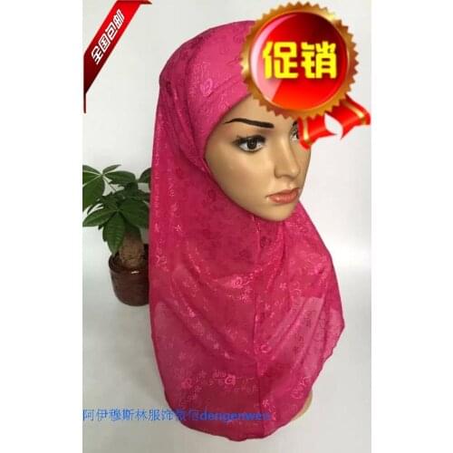 The new muslim hijab summer gauze directly convenient sleeve head Hui mother hijab scarf primer cap
