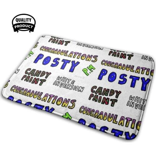 Posty Songs Poster 3D Household Goods Mat Rug Carpet Cushion Boy Dog Art Contact Discount Logo Face Tatoos Face Tatoos Songs
