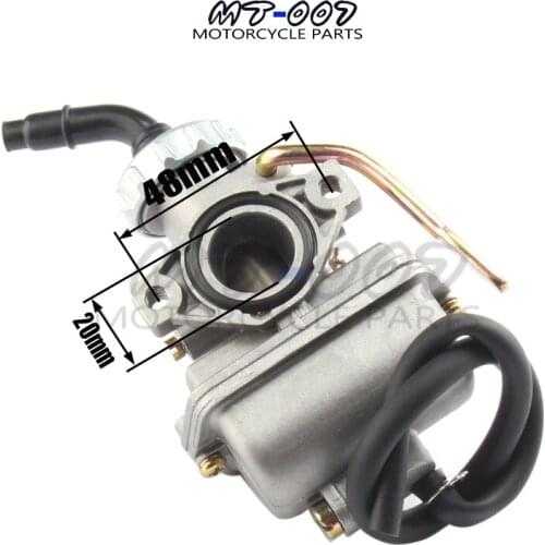PZ20 20mm Carb manuel choke for HEIHIN 110cc KAYO Apollo Bosuer dirt pit bike monkey bikes ATV Quad Go Kart free shipping
