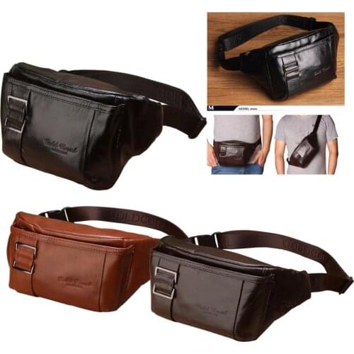 For Iphone X Genuine Leather Pouch Case, Waist Pack Men Bum Bags Hip Money Belt Travel For 6s 7 8 Plus X XS 5C 5S MAX XR Phone