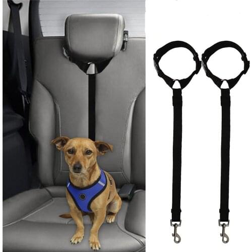 Pet Products Universal Practical Cat Dog Safety Adjustable Car Seat Belt Harness Leash Puppy Seat-belt Travel Clip Strap Leads