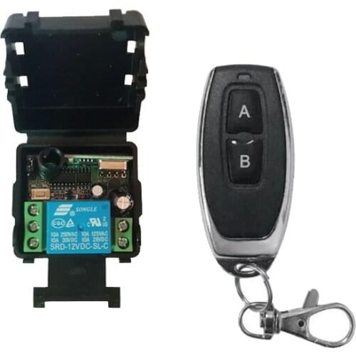 433Mhz Universal Wireless Remote Control Switch DC 12V/24V 1CH Relay Receiver Module RF Transmitter 433 Mhz Remote Controls