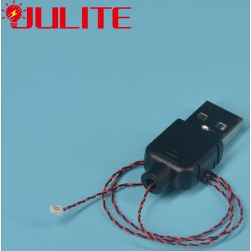 1pcs 30cm USB Cable Compatible For Lego City Street Single lamp House DIY Toys