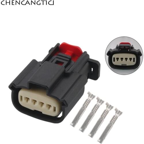 1 Set 4 Pin Way Automotive Light Lamp Connector Socket Ignition Coil Female Plug For Ford Chevrolet Buick 33471-0469