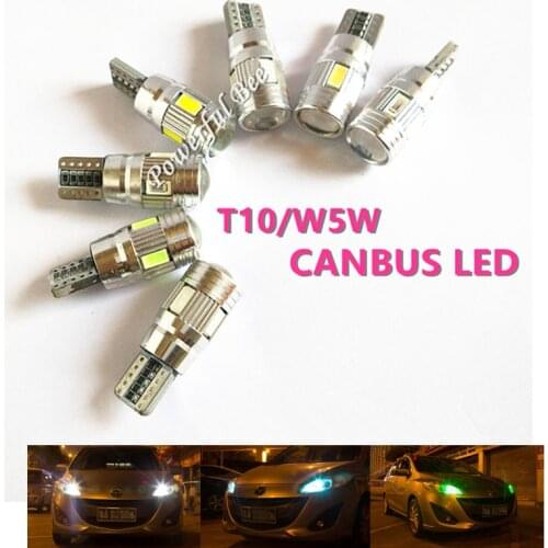 2 x CANBUS T10/w5w/194 3W white yellow amber green ice blue pink error free LED clearance parking lights bulb for BenZ C180 C200