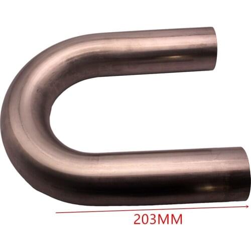 3" 180 U Mandrel Bend Pipe Tubing Tube 304 Stainless Steel Tight Radius