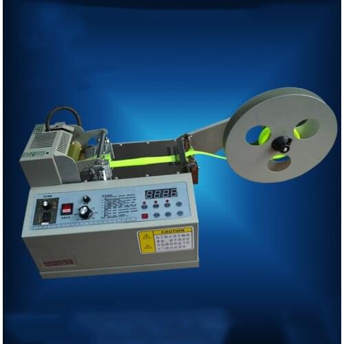 Automatic computer control weaving belt cutting machine Fillet/Chamfer magic tape , zipper, cutting machine