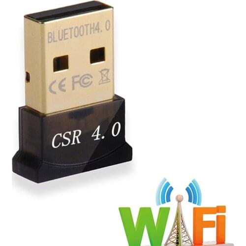 Bluetooth Adapter V4.0 CSR Dual Mode Wireless Mini USB Bluetooth Dongle 4.0 Transmitter for Computer PC