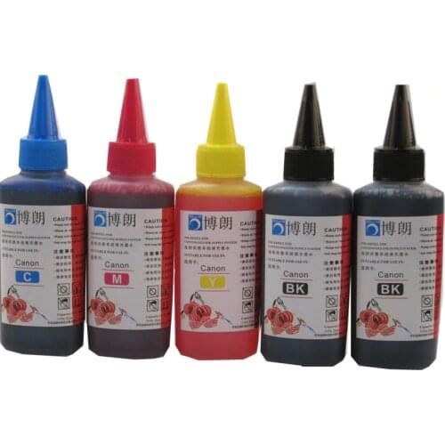 100ml Refill Dye ink for canon 470 471 PGI470 CLI471 ink cartridge ciss for CANON PIXMA MG6840 MG5740 TS5040 TS6040 printer