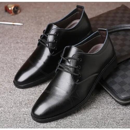 FANAN Mens Leather Shoes