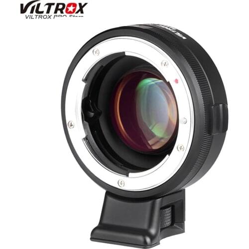 Viltrox Focal Reducer Speed Booster Lens Adapter Turbo w/ Aperture Ring for Nikon F Lens to Sony A7 A7R A7SII A6300 A6500 NEX-7