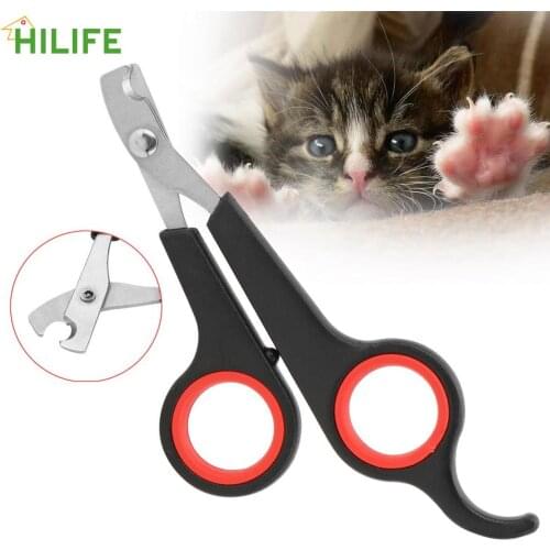 Puppy Nail Clipper Trimmer Cutter Cat Dog Grooming Nail Clippers Stainless Steel Dogs Cats Claw Nail Scissors Pet Toe Care