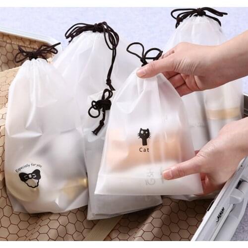 Cute Transparent Waterproof Travel Makeup Cosmetic Bag Women Case Bath Make Up Organizer Toiletry Wash Beauty Kit Storage