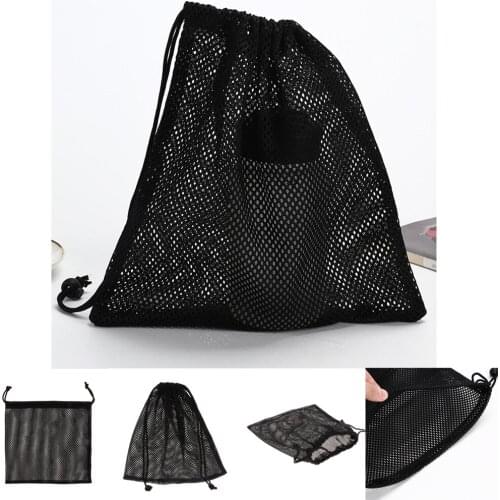 Multi Purpose Nylon Mesh Drawstring Storage Ditty Bags for Travel & Outdoor Activity