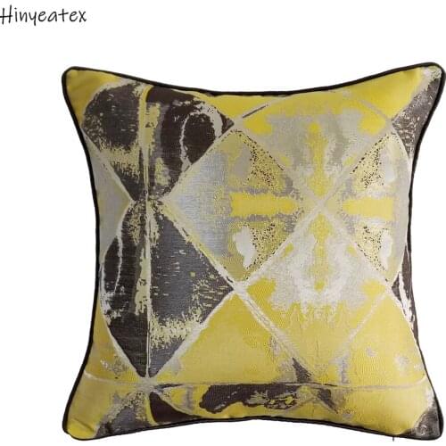 Fashionable Contemporary Abstract Geometric Designer Cushion Cover Decorative Home Throw Woven Pillow Case 45x45cm 1pc/lot