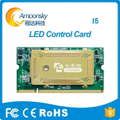 New design led display synchronous control card colorlight i5 full color receiving card