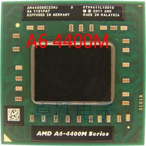 Original AMD Dual Core A6-4400M 2.7Ghz A6 4400M AM4400DEC23HJ A6-Series notebook CPU PROCESSOR free shipping