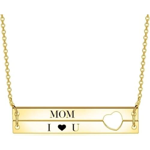 Personalized Engraving Tow Names Necklace Custom Chocker Mothers Day Lover Gift Idea Initial Letter Necklace 925 Sterling Silver