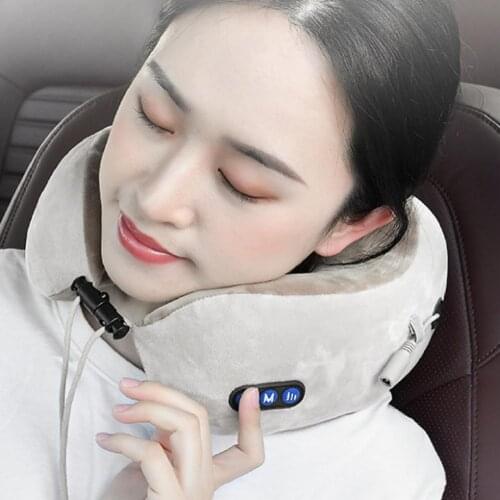Neck Pillow U-Shape Super Soft Memory Foam Car Head Chin Support Cushion for Office 50% Hot Sales