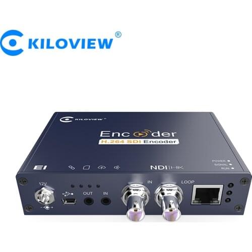 Wired h.264 hd sdi to NewTek ndi hx converter with battery built sdi to srt rtmp live streaming video encoder