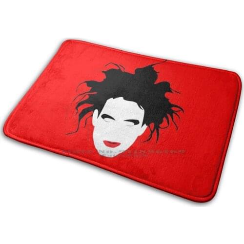 Cure Mat Rug Carpet Anti-Slip Bedroom Entrance Door Mat Robert Smith Cure Rock Punk Dark 80s Music Live Band Flat Artist Recent