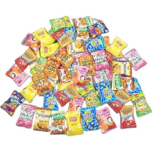 20PCS Resin Candy Charms DIY Chocolate Sprinkles Charm For Handmade Cute Candy Jewelry Making Decoration