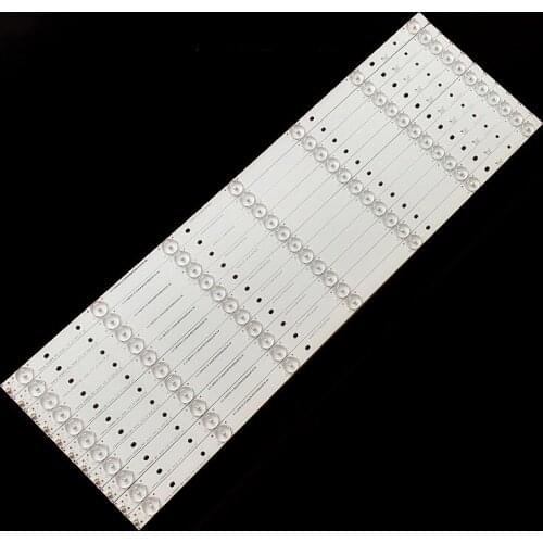 11PCS LED Backlight Stip 7Lamps Hisense_HD580DU_B01_3030C_11X7_V3 For LED58EC620UA LED58K300U LED58K320U
