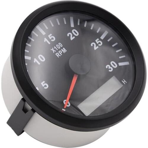 85mm Tachometer 3000RPM With Hour meter Truck Car Boat Diesel Engine Tacho rpm meter Gauge REV Counter With Backlight tacometro