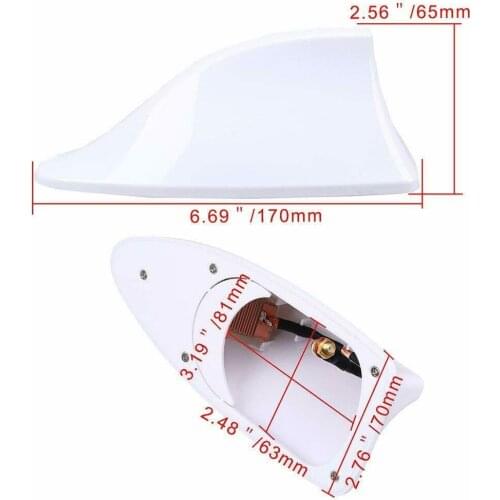 170MM(L)x75MM(L)x65MM(H) Fin Antenna For Hyundai Sonata Pearl Color Fin