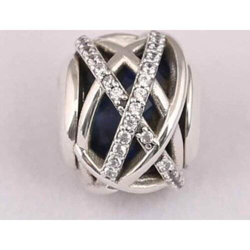 Authentic S925 DIY Jewelry Galaxy Charms fit Lady Bracelet Bangle