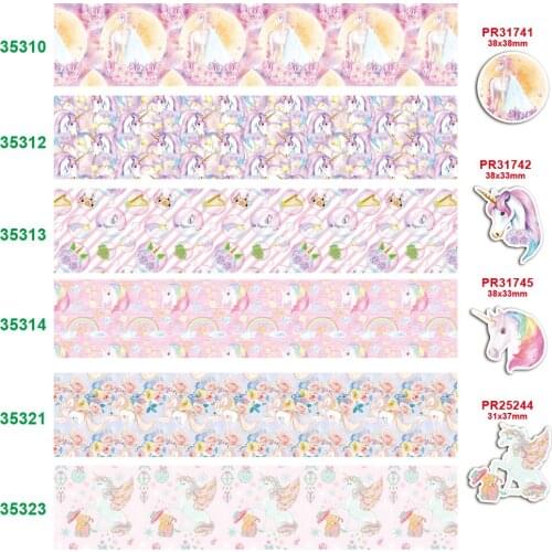 Free shipping 50 yard per size cartoon ribbon printed grosgrain ribbon 35310