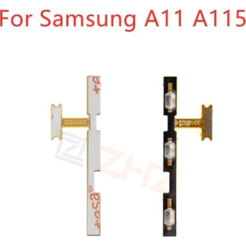 For Samsung Galaxy A115 A11 Power Volume Side Key Button Flex Cable ON OFF Switch Flex Cable Replacement Repair Parts Test QC