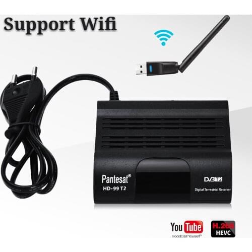 DVB T2 Terrestrial Digital TV Receivers DVB-C Combo Russian Spain HD H.264 Decoder FTA TV Tuner Support Youtube Set Top Boxes