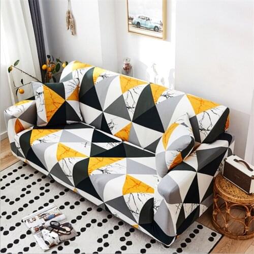 Stretch plaid sofa elastic slipcover sofa covers for living room funda sofa chair sofa cover home decor 1/2/3/4-seater