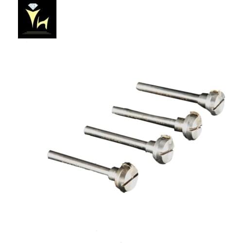 Milling cutter jewelry tools use in manual machine PCD V shape flywheel diamond tools