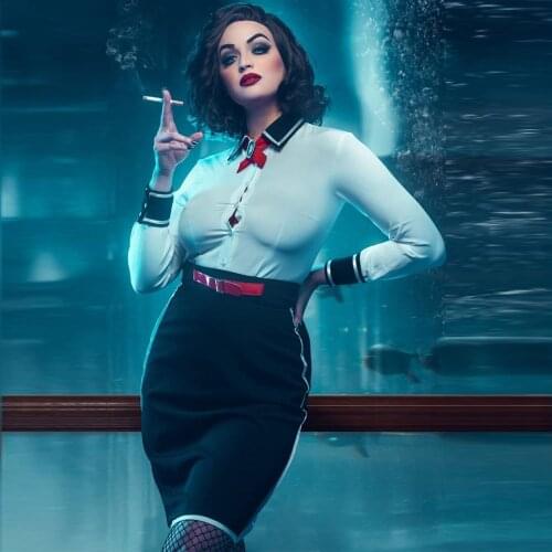 BioShock Infinite Elizabeth Cosplay Costume Halloween Costumes for Women