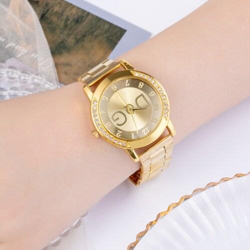 2021 Hot style fashion simple ladies watch net red casual ladies watch alloy strap trendy big brand watch couple watch