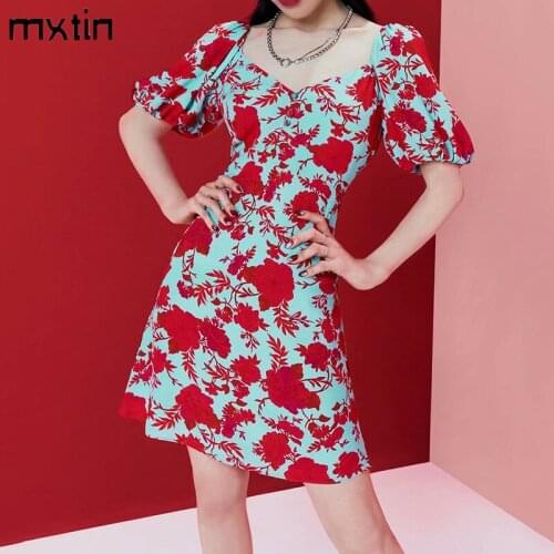 Mxtin Summer Dresses With Sleeves